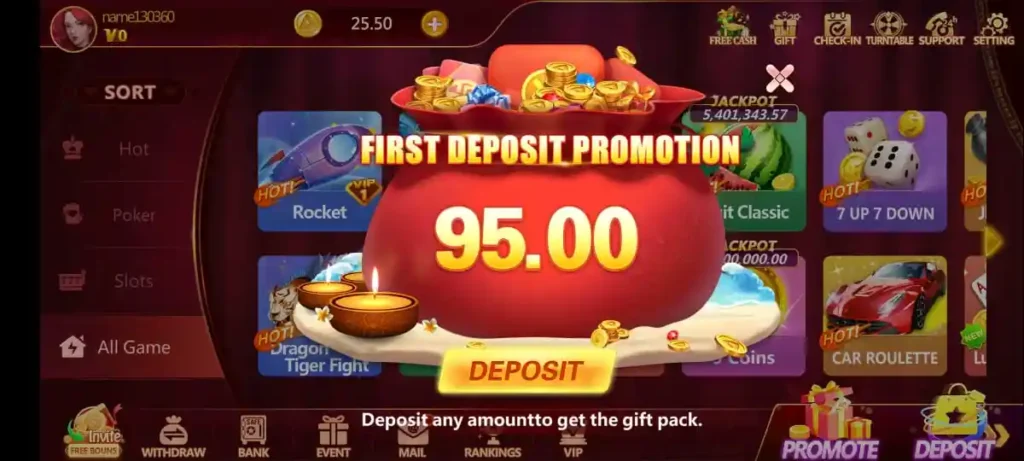 Luck 55 Game Online