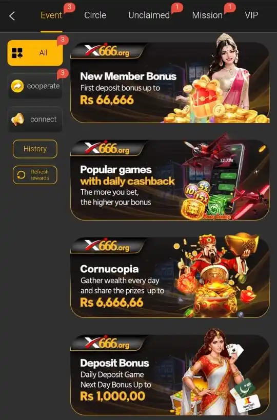 X666 Game Login