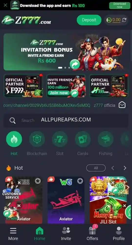 z777 Game APK Donload