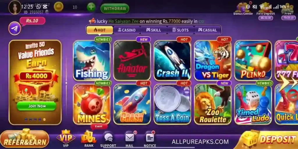 PAKWIN 777 Game Download APK