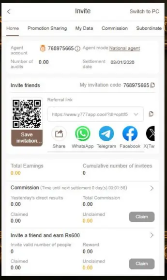 Y777 Game APK Download